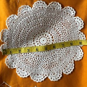 Vintage White handcrafted doily
